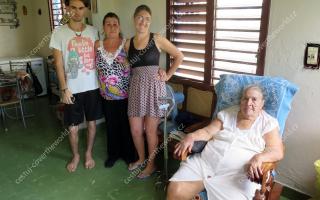 Kubánská rodinka na Varaderu Kubánská rodinka na Varaderu